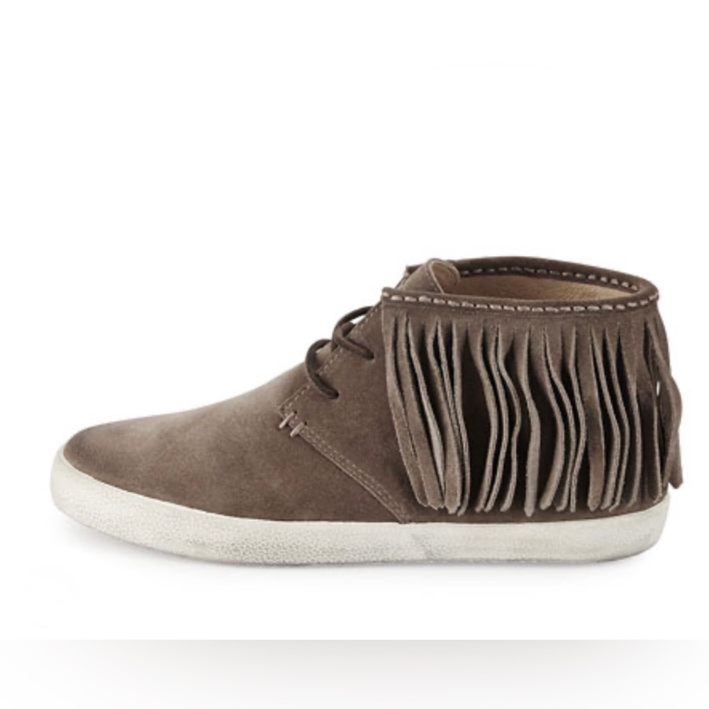 Frye Dylan Fringe Suede Ankle Boot